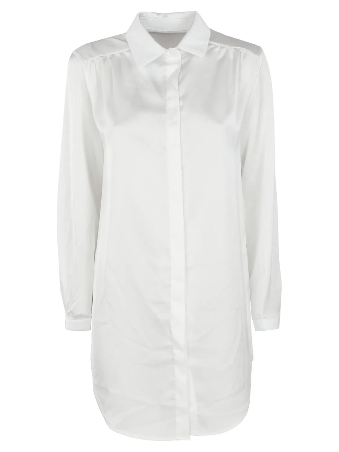Solada Maxi camicia donna effetto raso