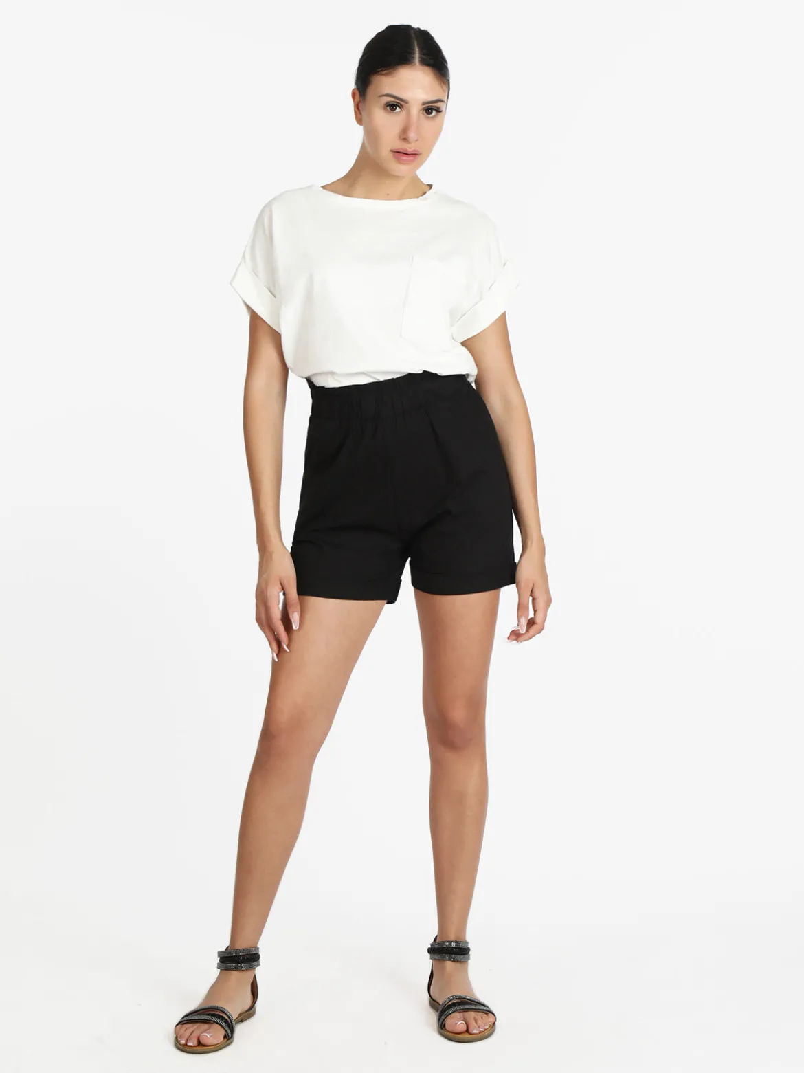 Solada Maxi t-shirt donna con taschino