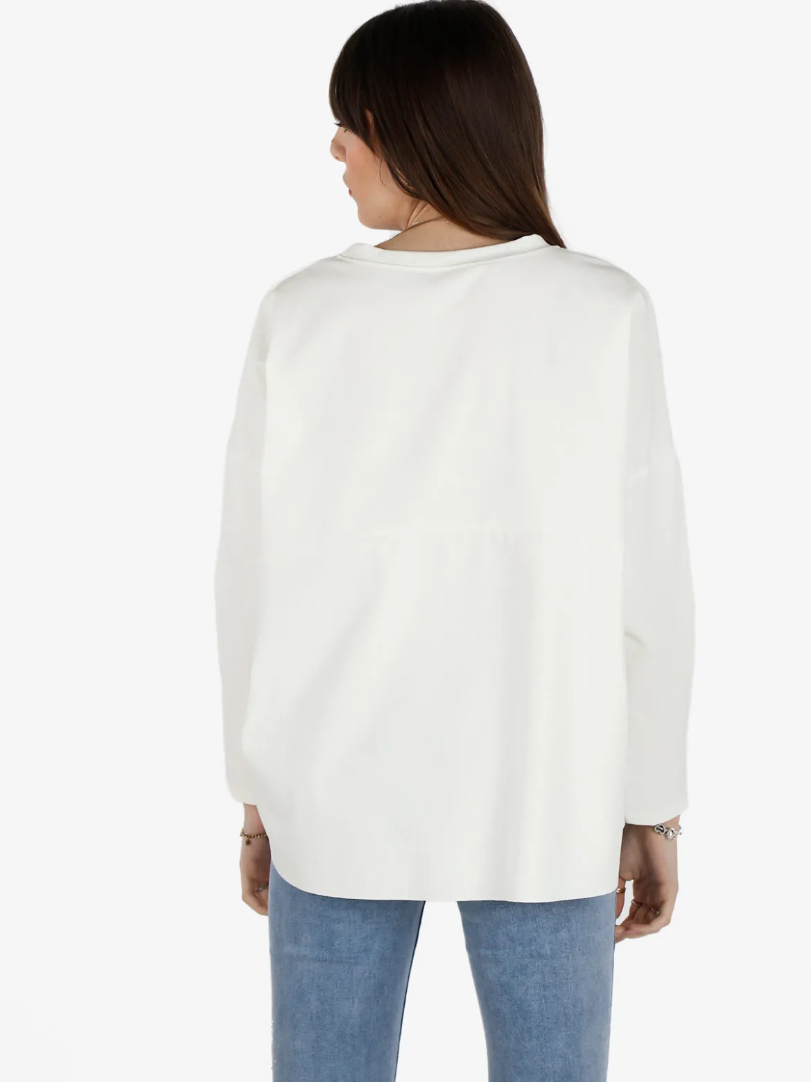 Solada Maxi t-shirt donna oversize con taschino