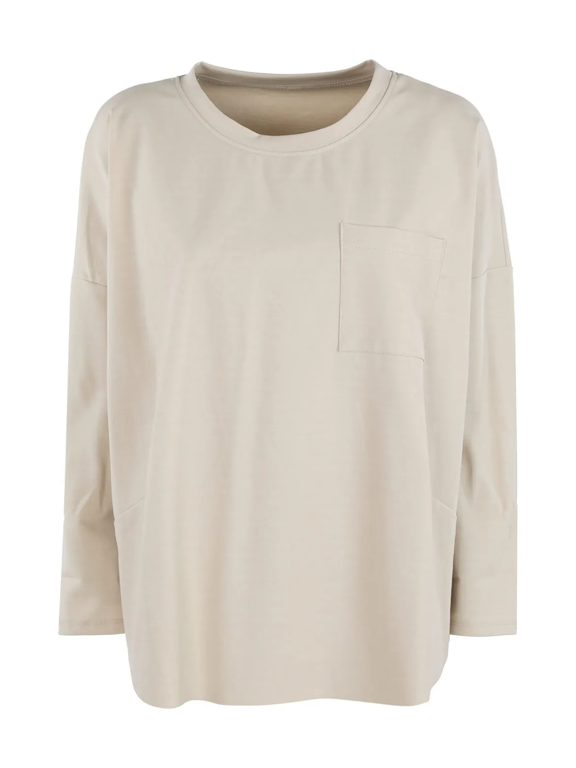 Solada Maxi t-shirt donna oversize con taschino