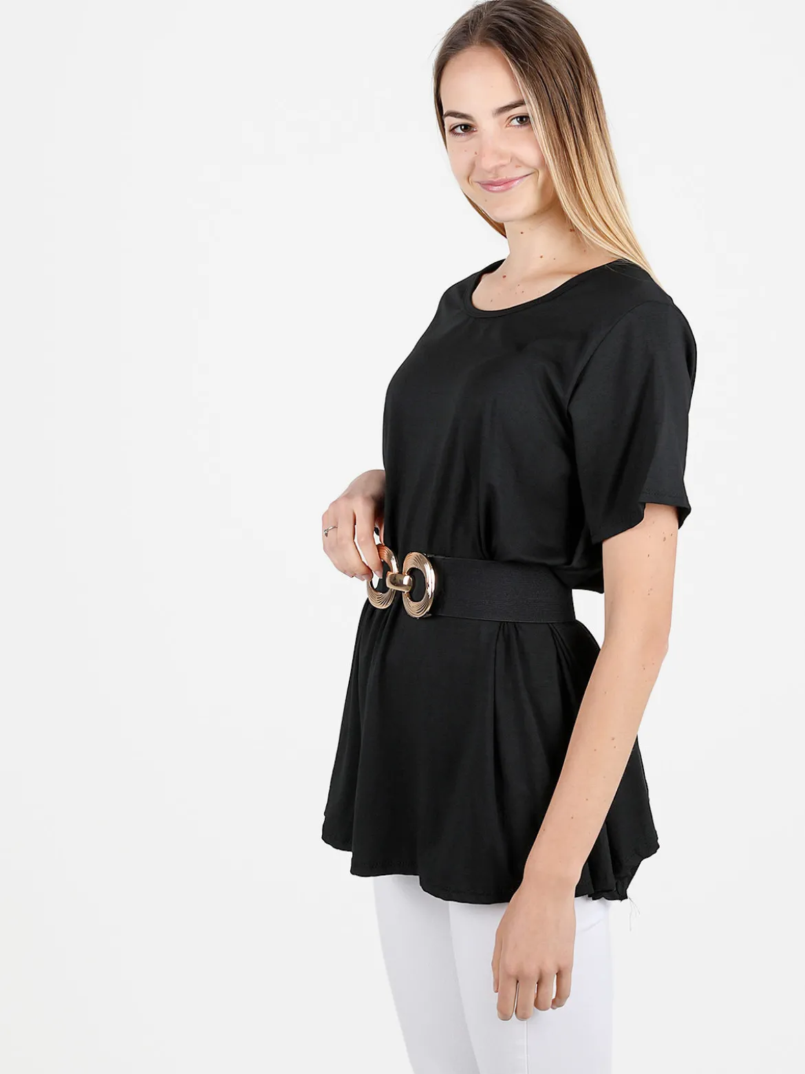 Solada Maxi t-shirt svasata da donna