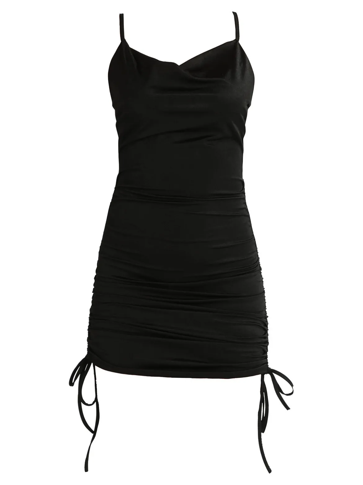 Solada Mini abito donna con scollo a cascata