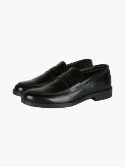 Solada Mocassini da uomo in pelle - nero