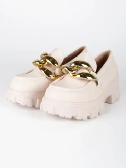 Solada Mocassini donna con tacco platform