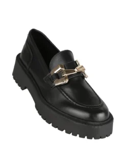 Solada Mocassini in pelle donna con platform