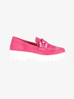 Solada Mocassini in pelle scamosciata con platform donna