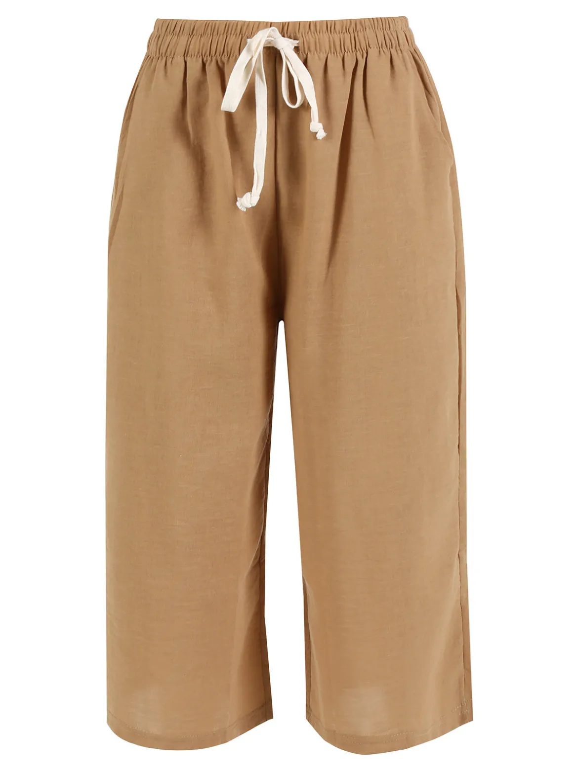 Solada Pantaloni cropped donna in misto cotone