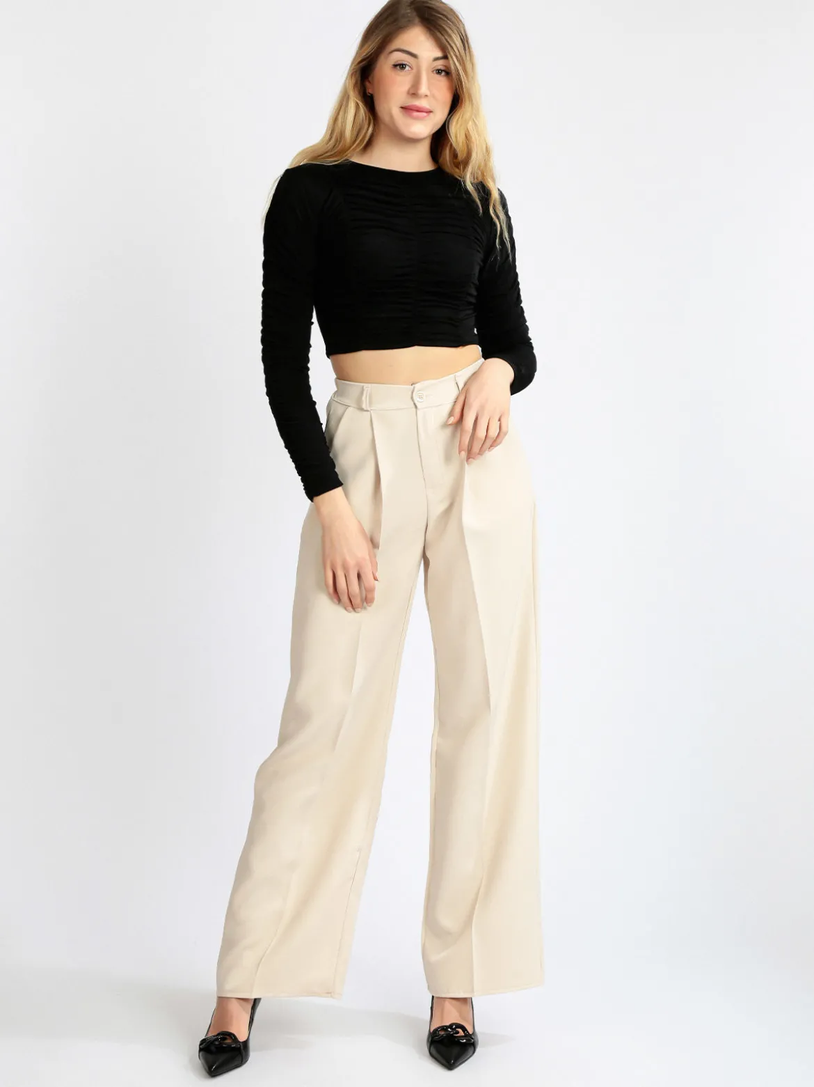 Solada Pantaloni donna a gamba larga