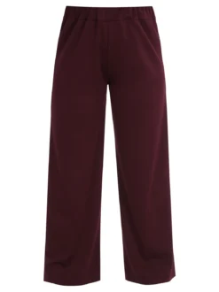 Solada Pantaloni donna a gamba larga - bordeaux