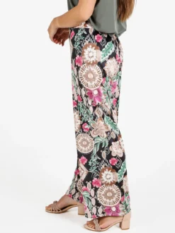 Solada Pantaloni donna a gamba larga con stampe