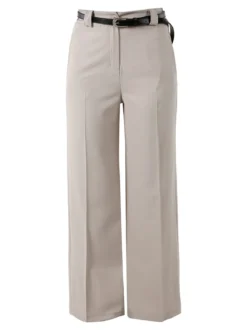 Solada Pantaloni donna a palazzo - fango