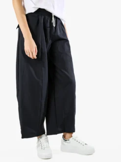 Solada Pantaloni donna barrell cropped - blu scuro