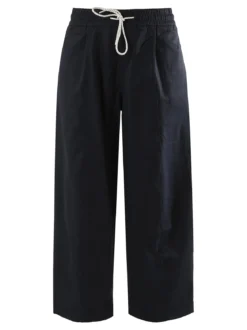 Solada Pantaloni donna barrell cropped - blu scuro