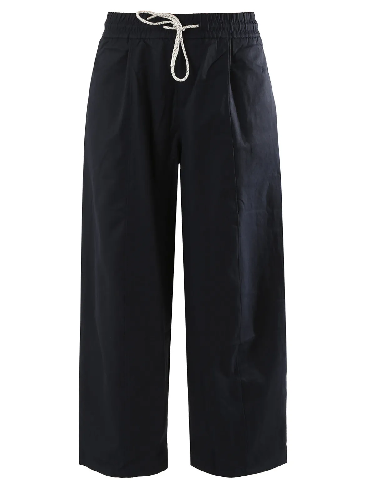 Solada Pantaloni donna barrell cropped - blu scuro