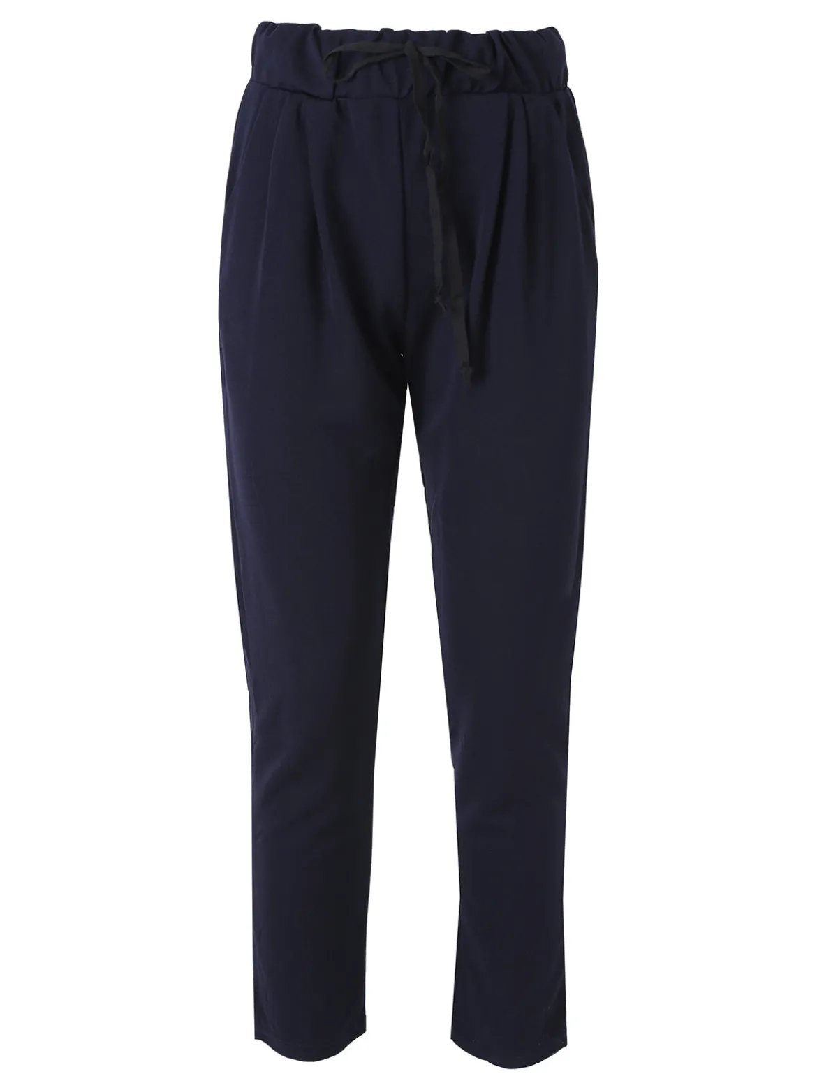 Solada Pantaloni donna con coulisse - blu scuro