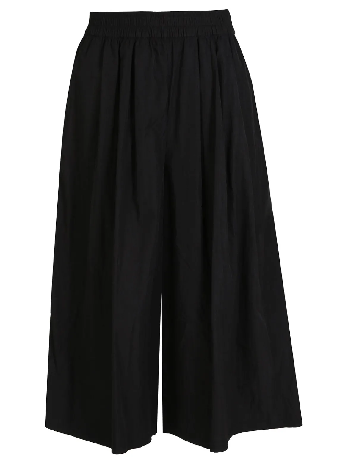 Solada Pantaloni donna cropped a palazzo effetto crespo