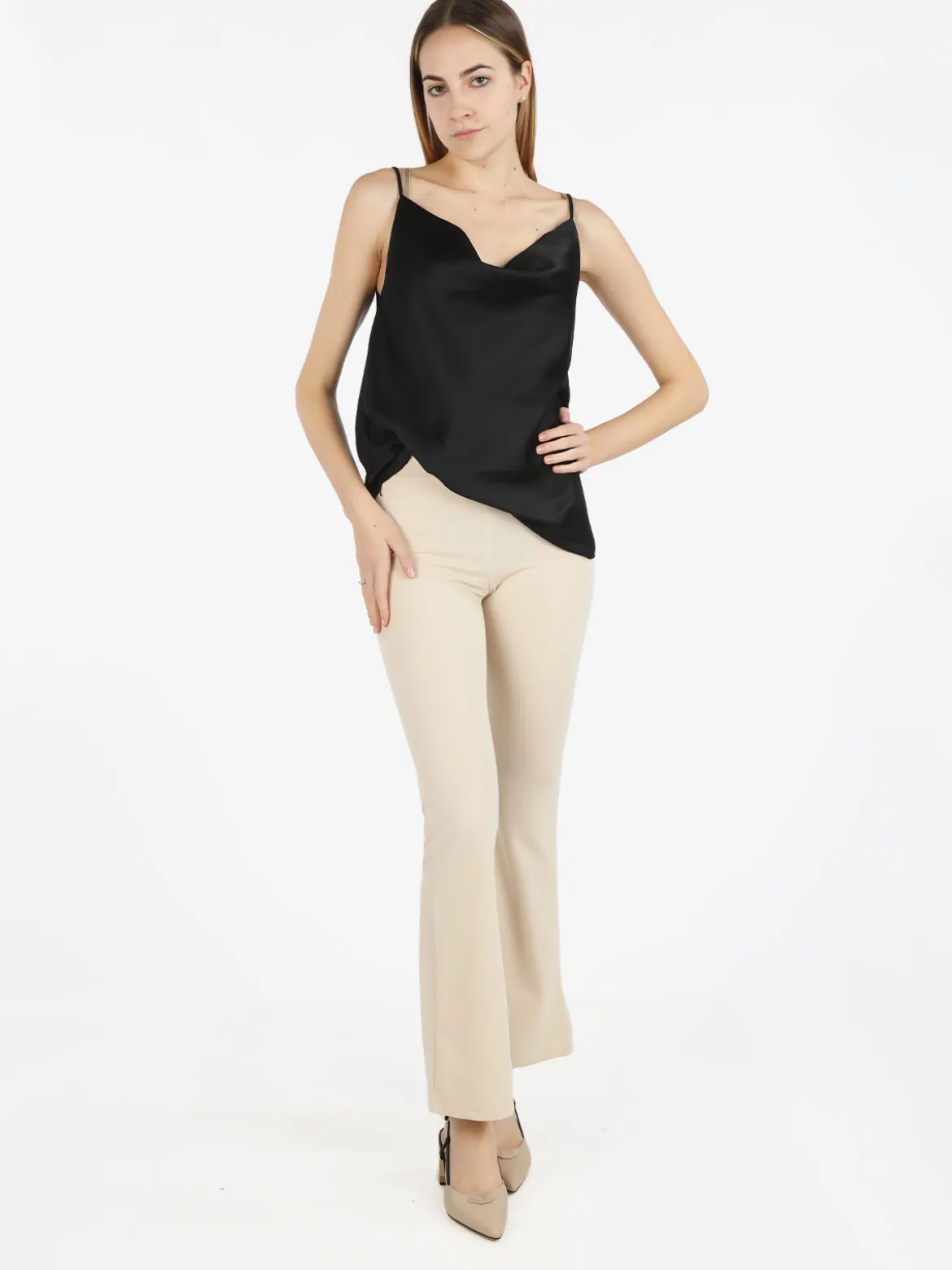 Solada Pantaloni donna eleganti a zampa