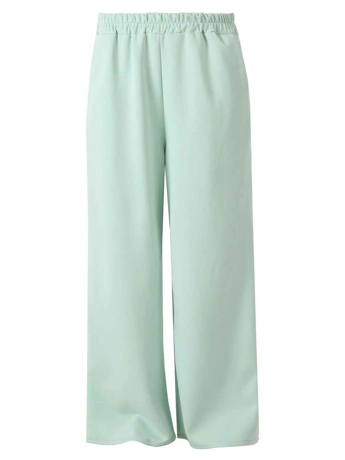 Solada Pantaloni donna in felpa a gamba larga - acqua marina