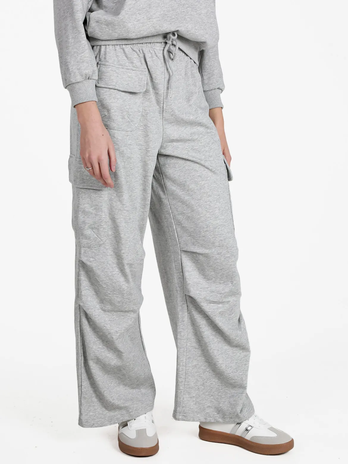 Solada Pantaloni donna in felpa con tasconi