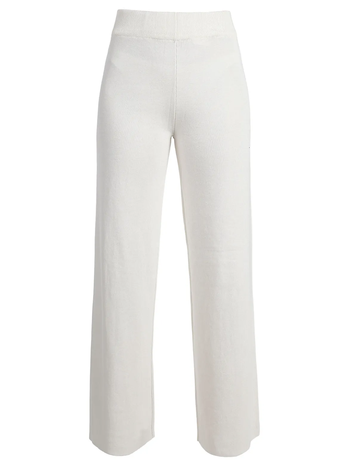 Solada Pantaloni donna in maglia a gamba larga - beige