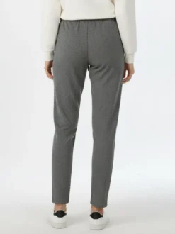 Solada Pantaloni donna jogger effetto flanella - nero