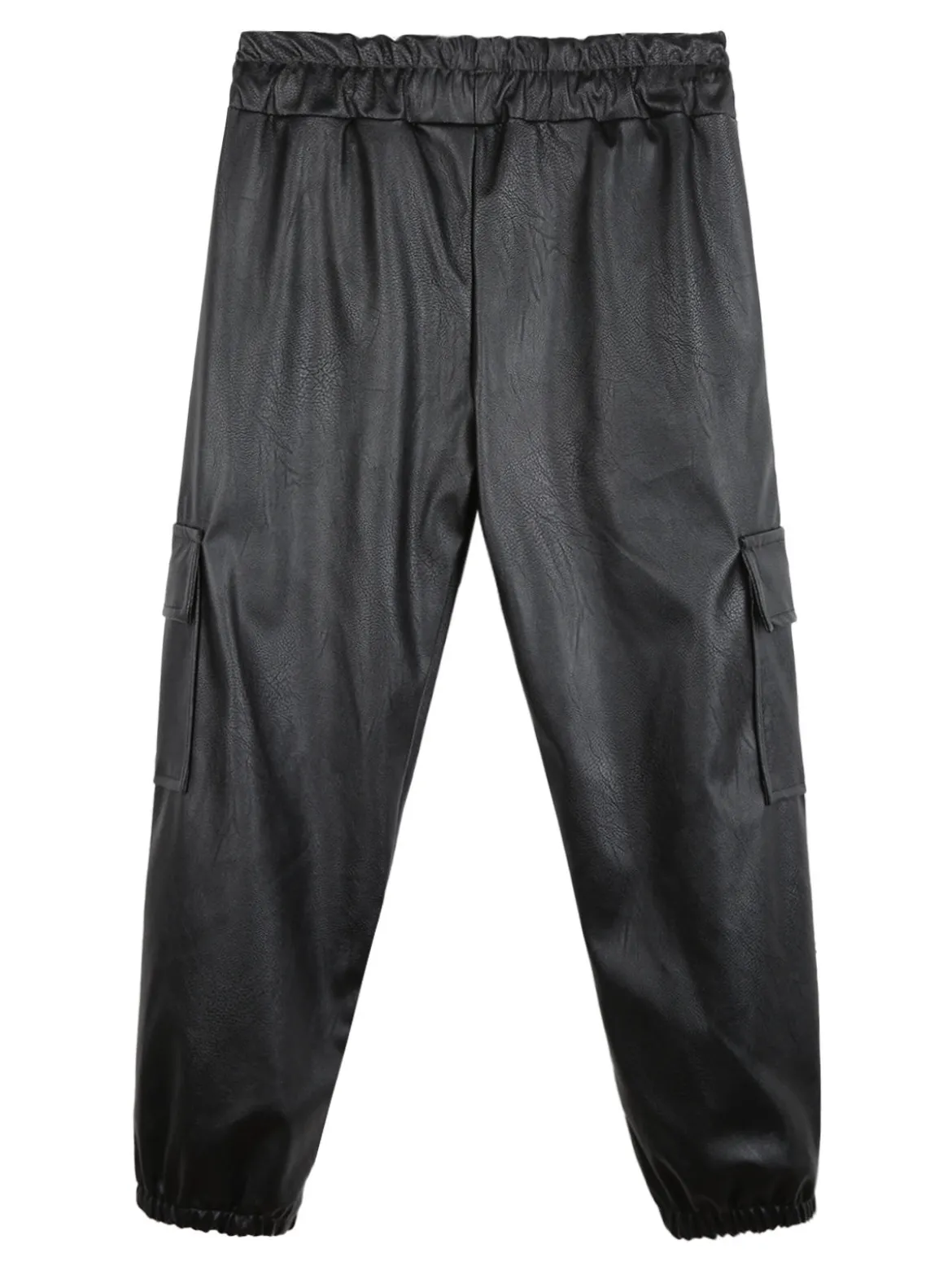 Solada Pantaloni in ecopelle da bambina con tasconi