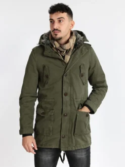Solada Parka sfoderabile con cappuccio