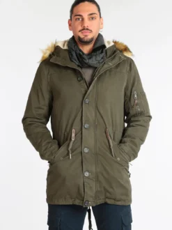 Solada Parka sfoderabile con cappuccio e pelo