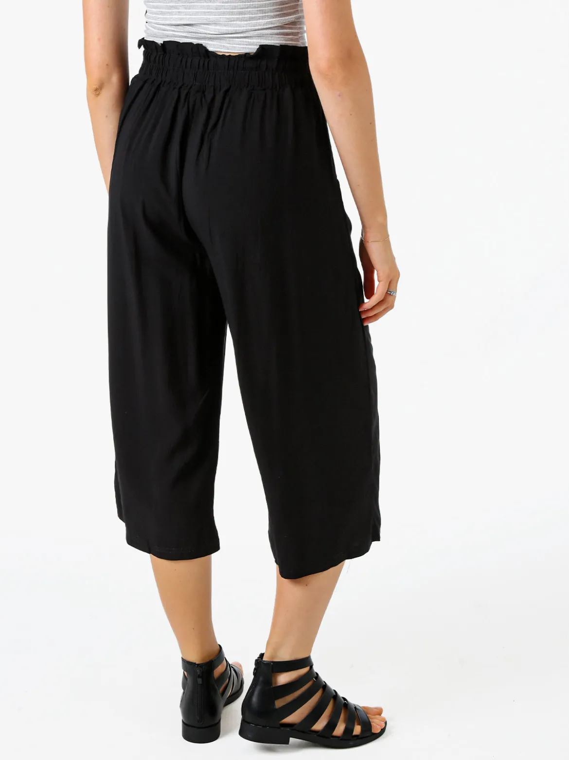 Solada Pinocchietti donna in cotone - nero