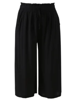 Solada Pinocchietti donna in cotone - nero