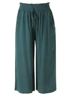 Solada Pinocchietti donna in cotone - verde