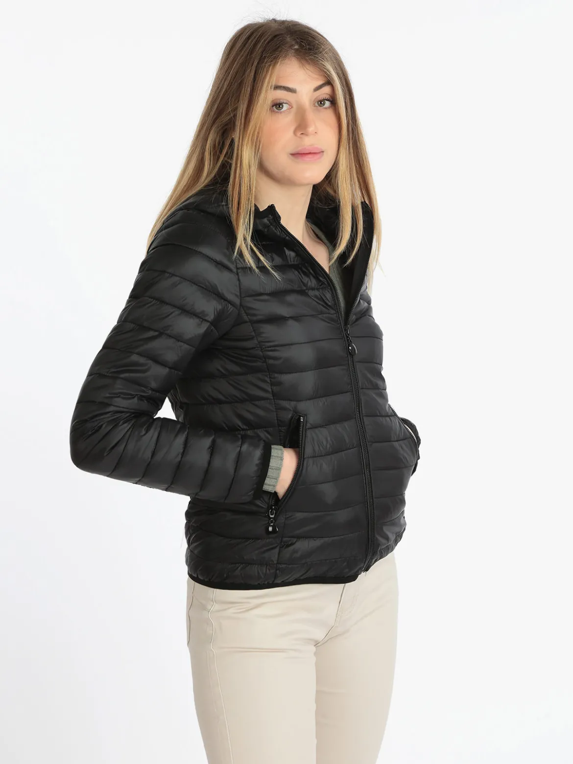 Solada Piumino donna leggero con cappuccio