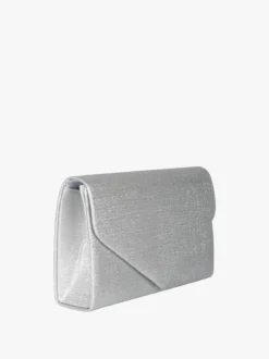 Solada Pochette donna brillantinata - argento