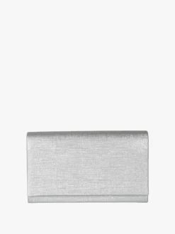 Solada Pochette donna con lurex - argento