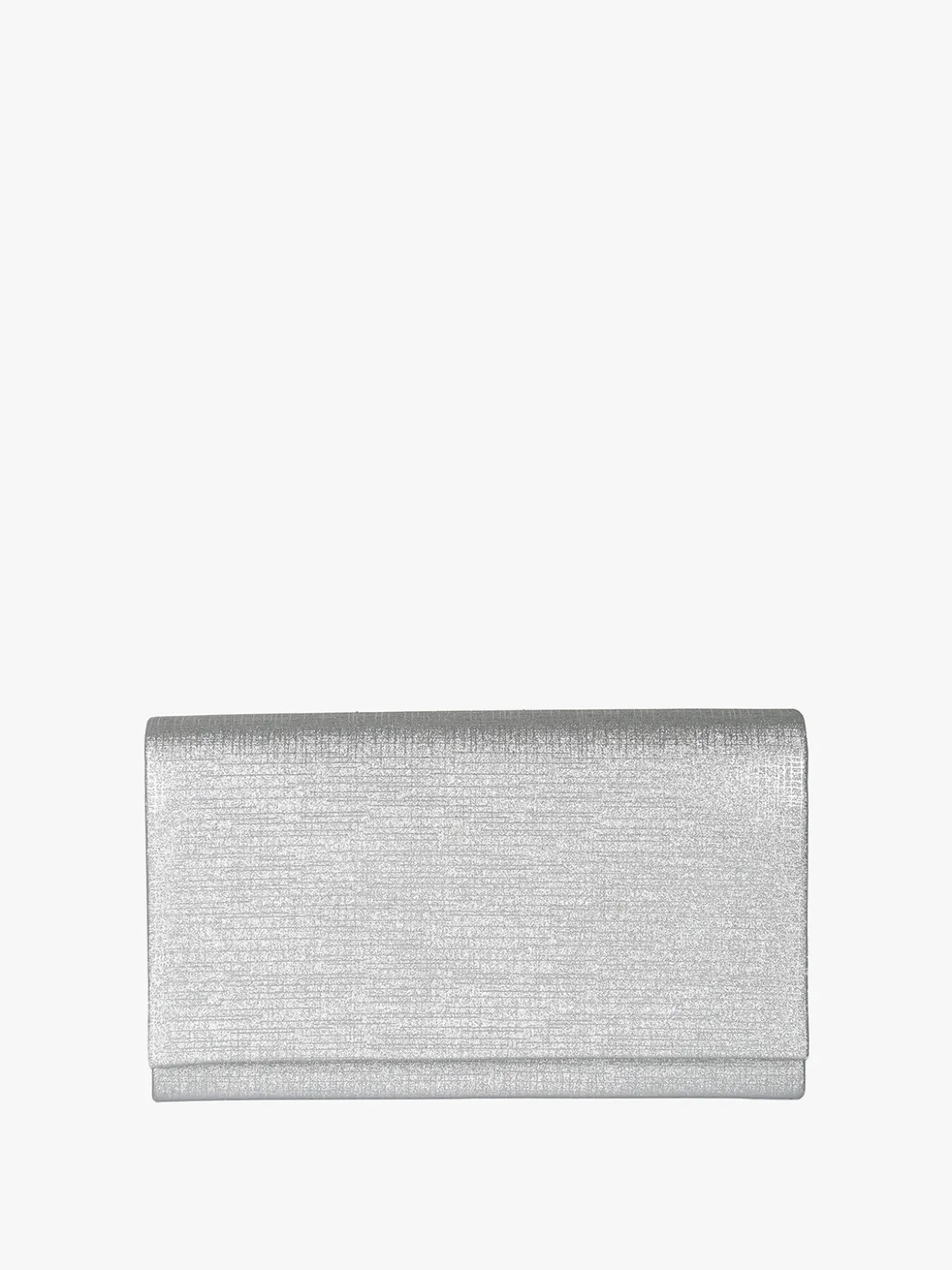 Solada Pochette donna con lurex - argento