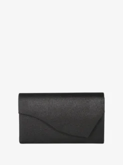 Solada Pochette donna elegante brillantinata - nero