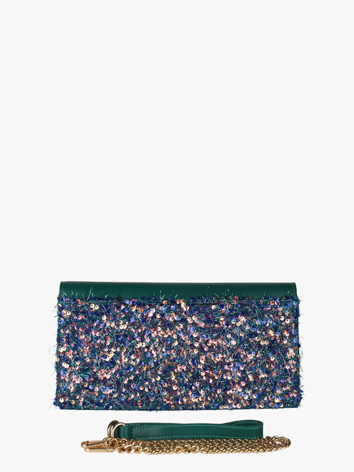 Solada Pochette gioiello da donna con paillettes - verde