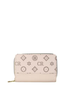 Solada Portafoglio da donna con stampa monogramma - khaki