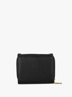 Solada Portafoglio mini da donna con stampa monogramma - nero