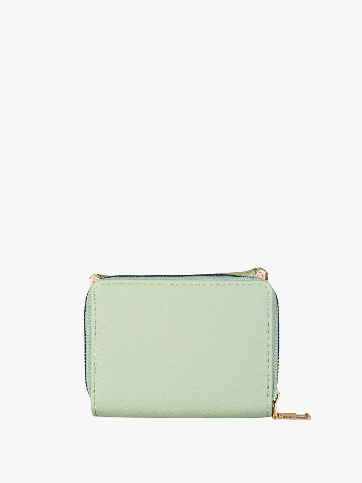 Solada Portafoglio mini da donna con stampa monogramma - pistacchio