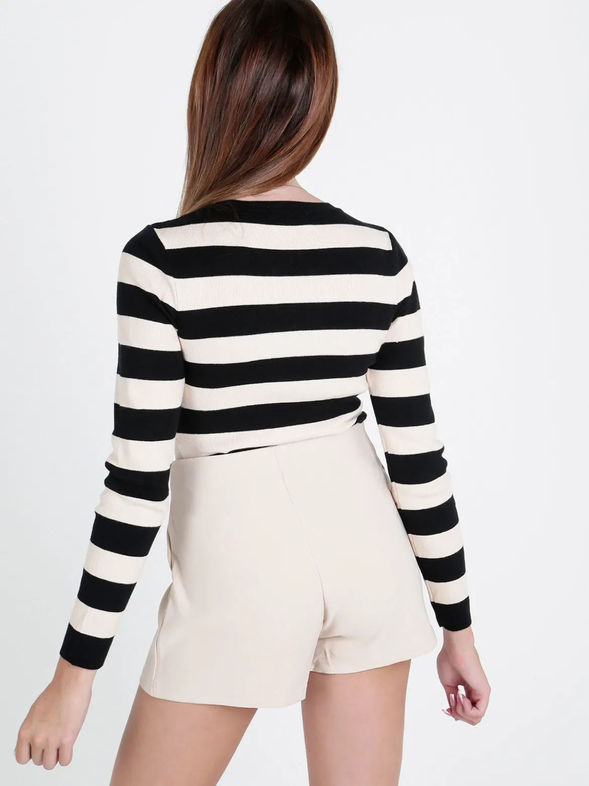 Solada Pullover donna in maglia a righe orizzontali