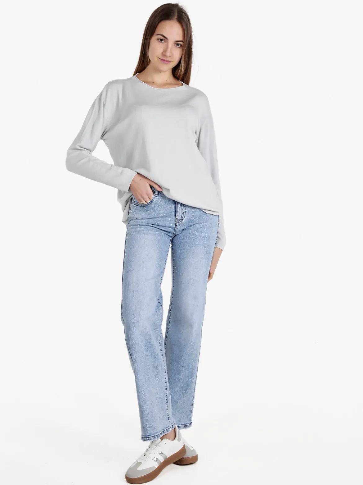 Solada Pullover donna oversize in maglia