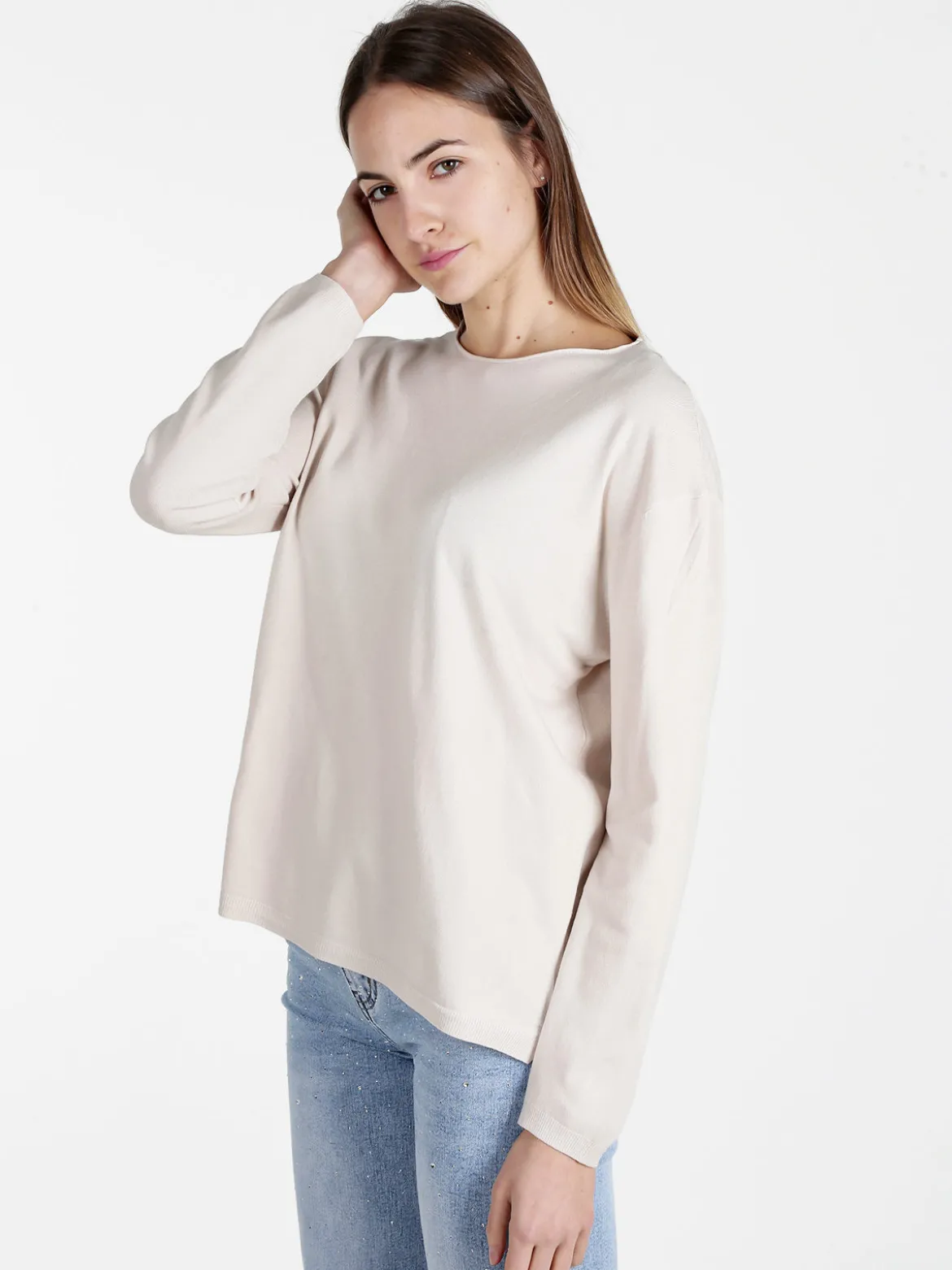 Solada Pullover donna oversize in maglia