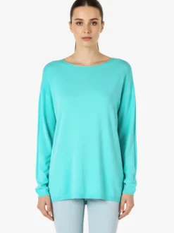 Solada Pullover donna oversize in maglia - acquamarina