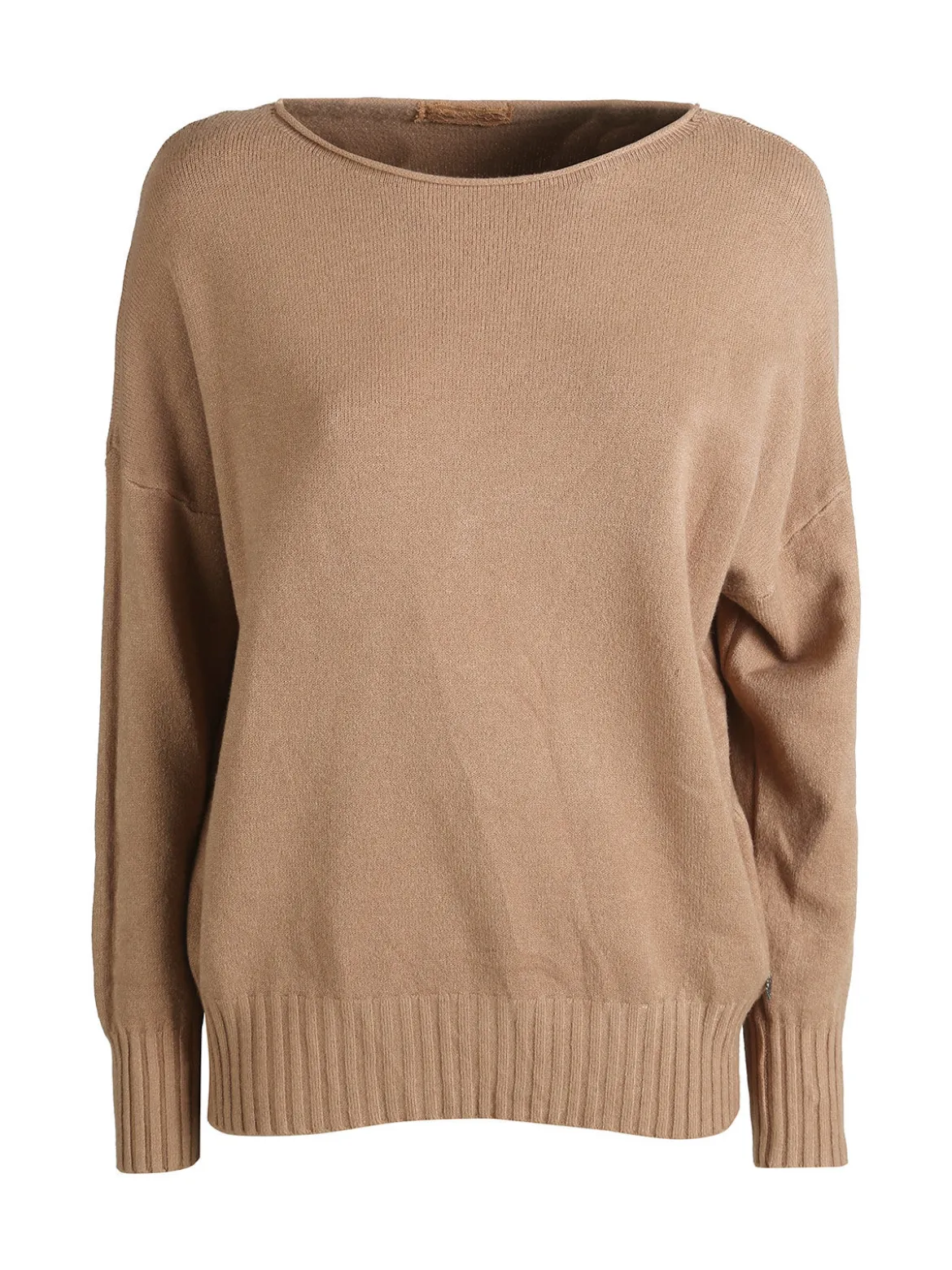 Solada Pullover donna oversize in maglia - cammello
