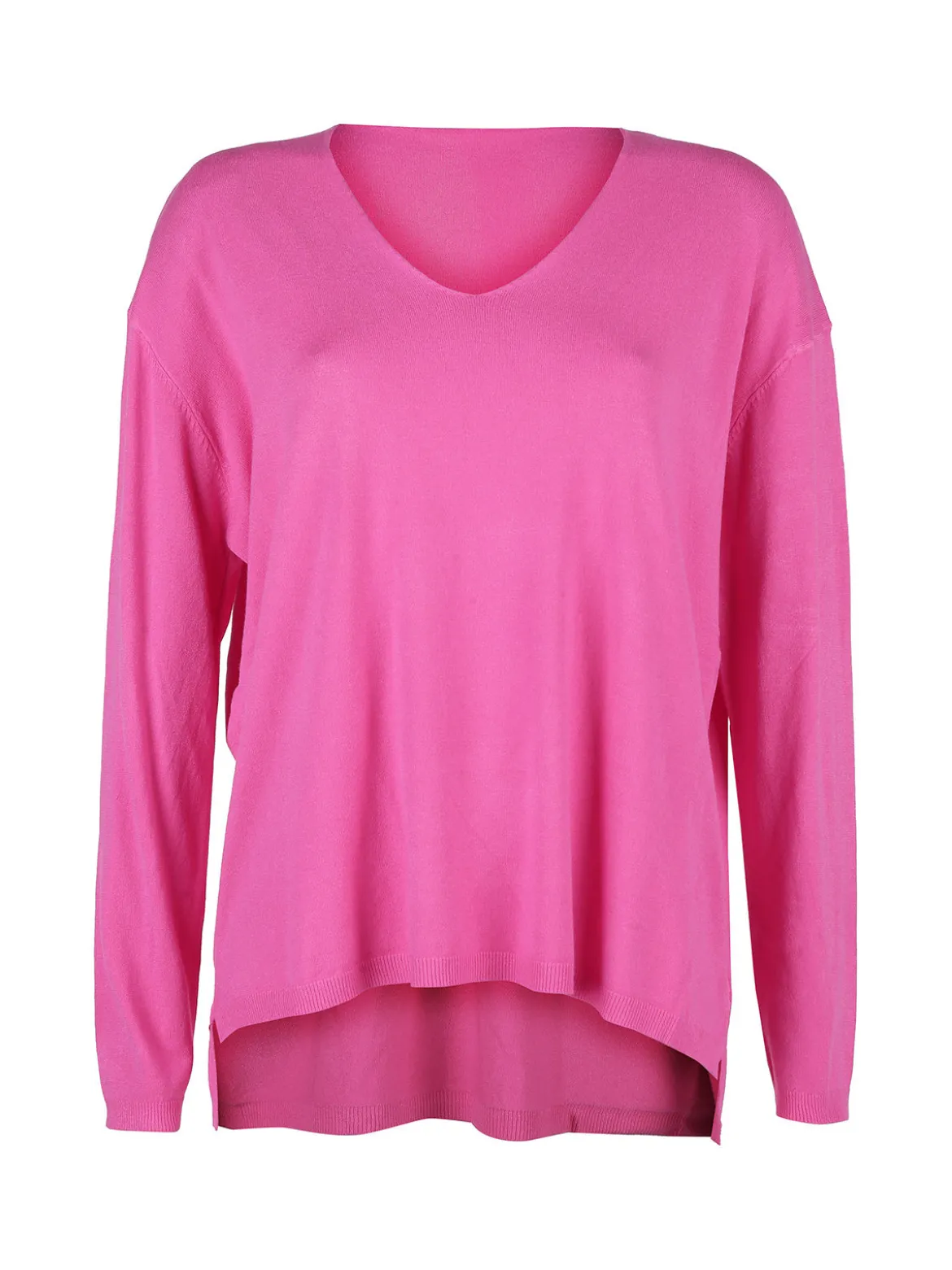 Solada Pullover donna oversize in maglia scollo V