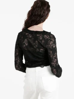 Solada Set donna 2 pezzi con top e cardigan in pizzo