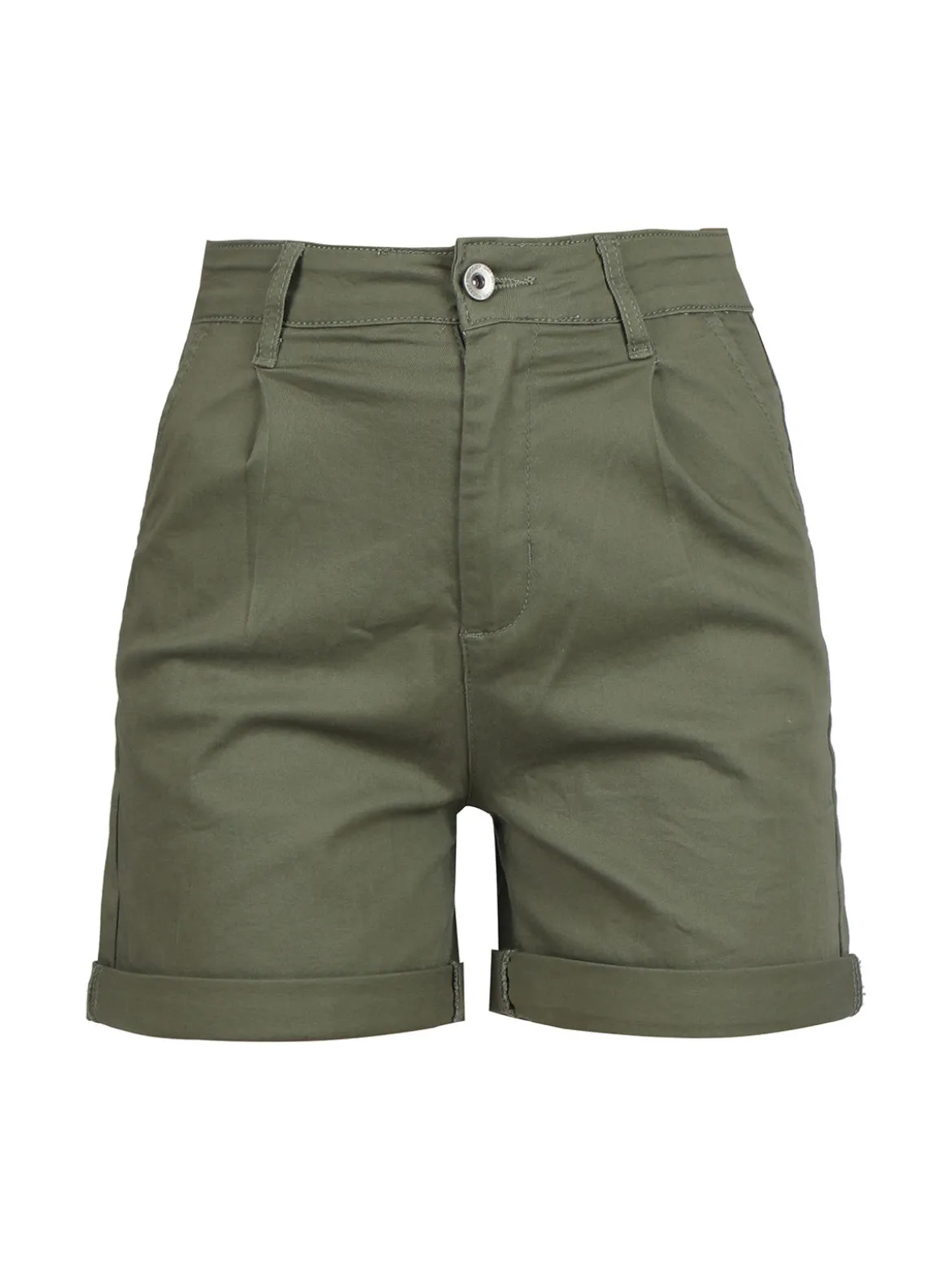 Solada Shorts donna a vita alta in cotone