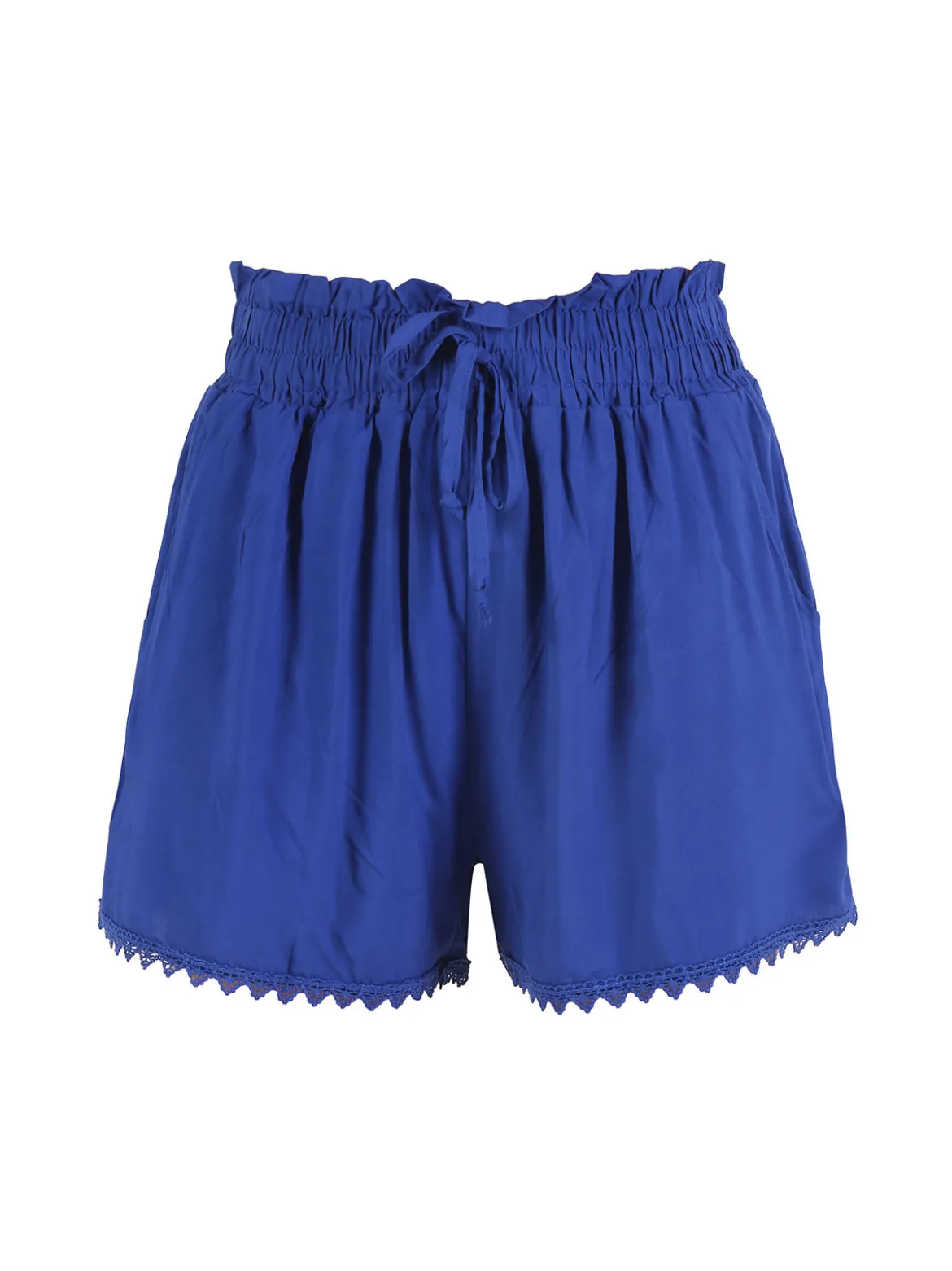 Solada Shorts donna in cotone con ricami sul finale
