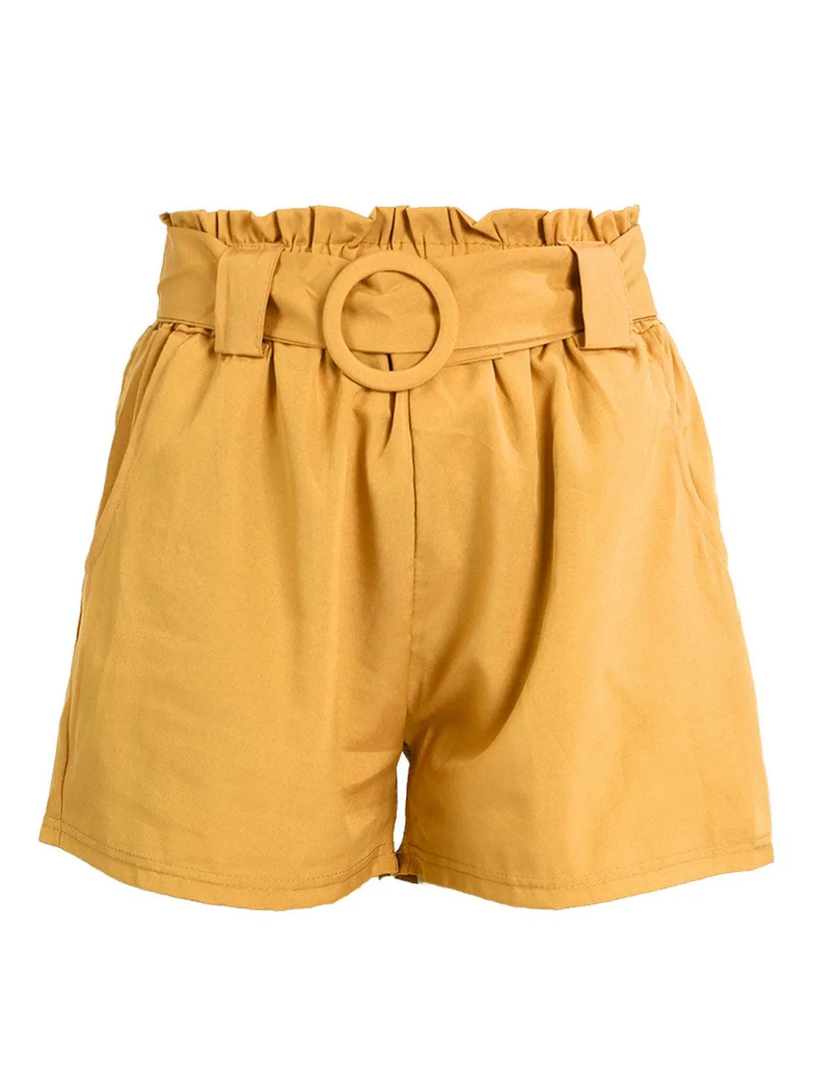 Solada Shorts donna vita alta con cintura